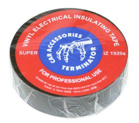 Izoliacinė juosta PVC IZ1920, 19mmx0.13mmx20m, juoda IZO/JUOST/IZ1920