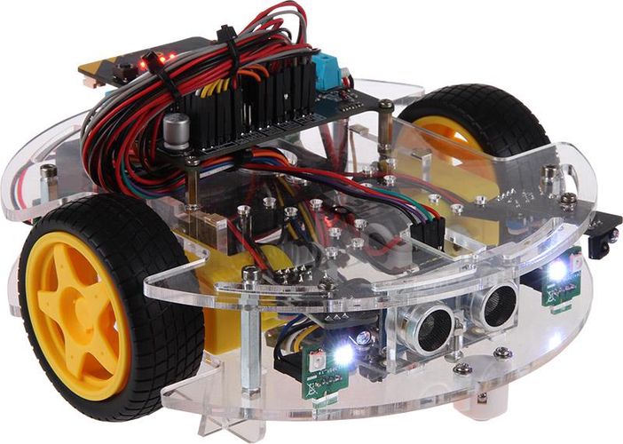 Joy-iT Joy-Car Education robot car with BBC micro:bit V2 ( Ready-To-Use ) MB-Joy-Car-set4 4250236824796