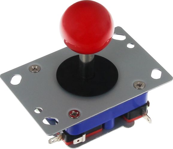 Joy-iT Arcade joystick with red ball Joystick01 4250236815718