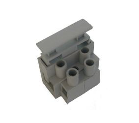 Terminal block;1x fuse;5x20mm;ways:2;screw terminals;tinned KA-4K+S