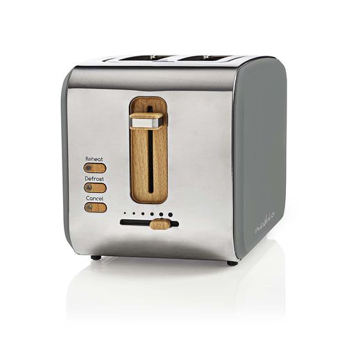 Toaster | Soft Touch Series | 2 Bread Slices | 2 Slots | Browning levels: 6 | Defrost feature | Grey KABT510EGY 5412810273782