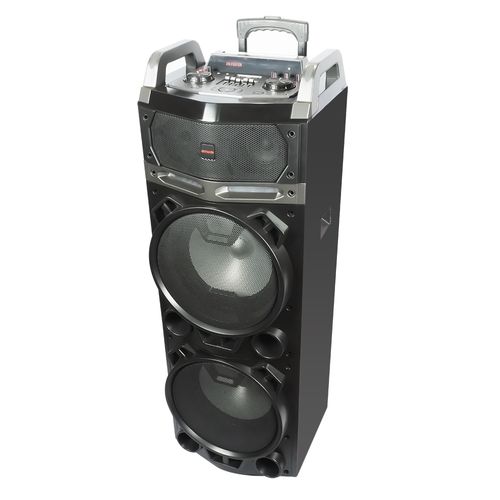 Nešiojama garso sistema 800W (100W RMS) su karaoke, šviesos efektais KBTUS-900