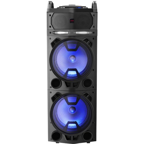 Nešiojama garso sistema 800W (100W RMS) su karaoke, šviesos efektais KBTUS-900