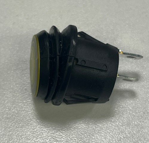 Jungiklis klavišinis, ON-OFF, fiks, 2k. 6A/250Vac, 19x12mm, SPST, oranžinis KE/MI/2F/Y/H/0
