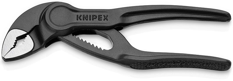 Плоскогубцы с регулируемым удлинением Cobra XS 100мм, 87 00100 KNIPEX KNIP/8700100 4003773085836