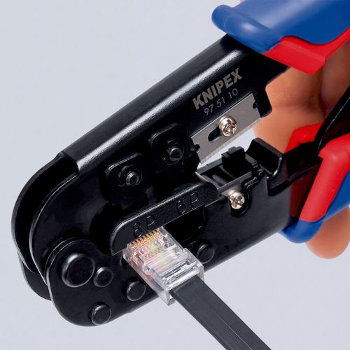 Profesionalios RJ45 jungčių užspaudimo replės 97 51 10 KNIPEX KNIP/975110 4003773043171; 4003773044390