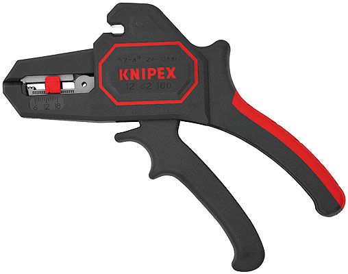 Kabelio nužievintojas 0.2-6.0mm² 180mm, 12 62 180 KNIPEX KNIP1262-180 4003773054573