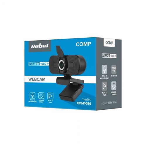 Webcam HD 1080P 110° with Microphone KOM1056 5901890062954