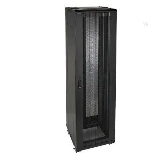 19" server cabinet 42U (floor-standing, unassembled, black, 600×800×2070 mm, IP20) KS42U600X800PASTNEXC