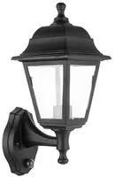 WALL LIGHT DUSK TO DAWN SENSOR BLACK PEL00836