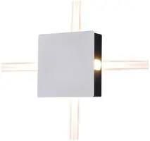 LED WALL LIGHT 4W 4000K WHITE SQUARE VT-704 8210