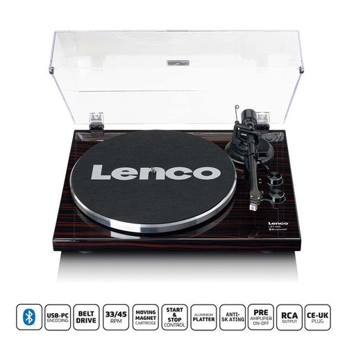 Record player with Bluetooth® transmission dark brown LBT-288WA 8711902077138