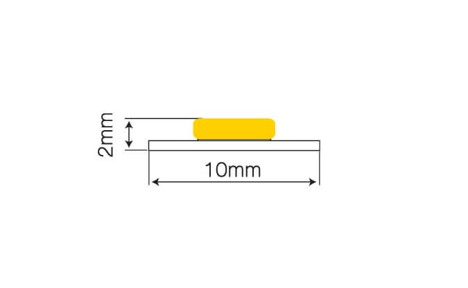 LED juosta 24Vdc, 8W/m, COB 320LED/m, 800lm, neutraliai balta 4000K, 180°, LED LINE 476838 5907777476838