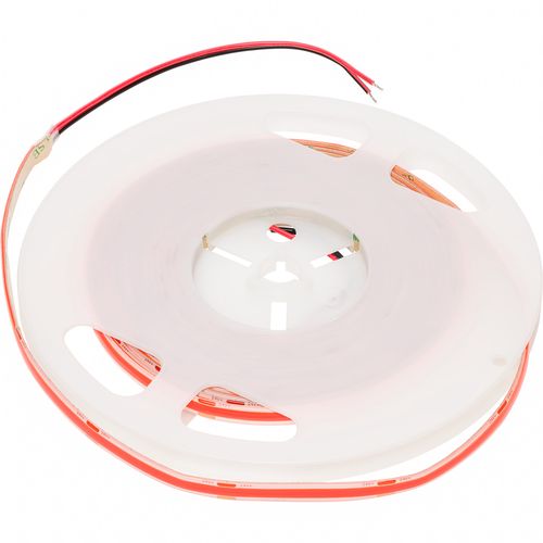 LED Strip, 24Vdc, 11W/m, COB 480LED/m, Red, IP65 waterproof, 180° COB-R480-11-24WP