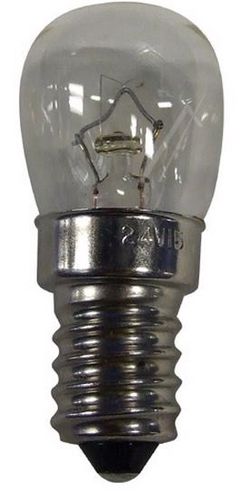 Lamp 24V 25W E14 22X48mm LEMP/24V/E14/25W 8714101039990