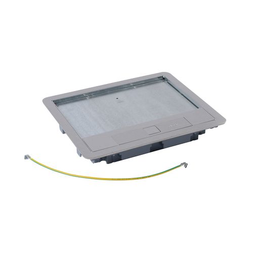 Floor box cover 18 mod. Legrand 088004 (stainless steel) LGDD1218MODMET