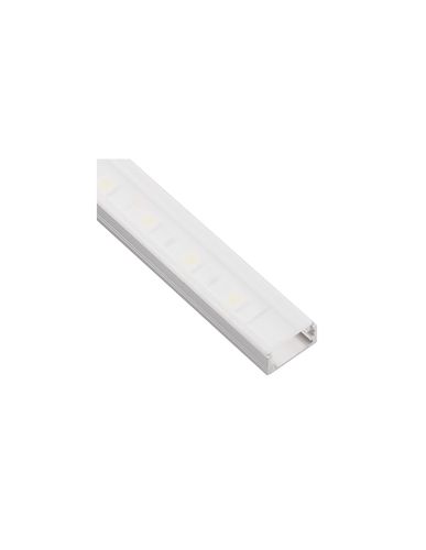 Profilis aliuminis anoduotas LED juostoms, su matiniu dangteliu, paviršinis LINE XL 3m LINEXL-OP-3M-S 5900652145652