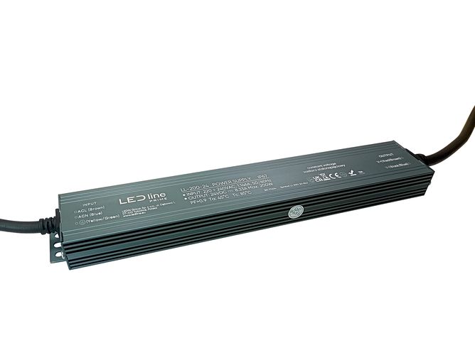 Power supply 200-24 IP67 24V 200W aluminium PRIME LL-200-24-ALU 5905378217980