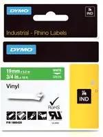 TAPE VINYL WHITE ON GREEN 19MM 1805420