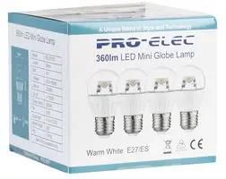 LED LAMP, CLEAR GLOBE, 3000K, 320LM, 30W PEL00157