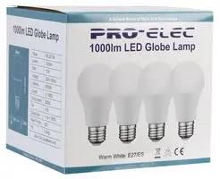 LED LAMP, FROSTED, 3000K, 1000LM, 72W PEL00184