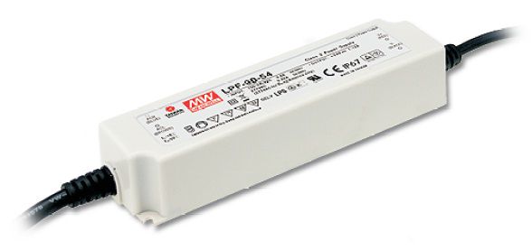 Impulsinis maitinimo šaltinis LED 42V 1.43A, valdomas, PFC, IP67, MEAN WELL LPF-60D-42