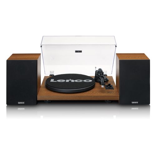 Record player with built-in amplifier and Bluetooth® plus 2 external speakers Wood LS-480WD 8711902073222