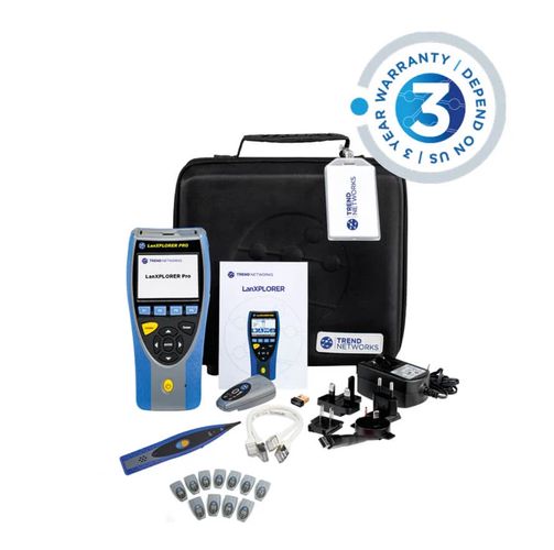 Rinkinys LanXPLORER Pro + priedai + 3 metų garantija, Trend Networks LXP-KIT 5056310401735