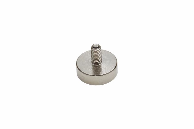 Pot magnet with threaded stem M4 Ø16x5mm NdFeB N42 MAG/THREAD/16