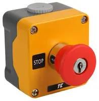 EMERGENCY STOP STATION, METAL, KEY RM1BS142