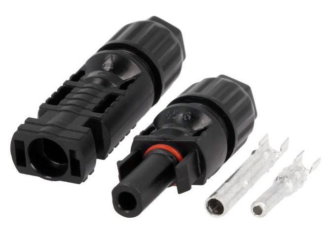 MC4 male + female connector 2.5÷4mm2 MC4