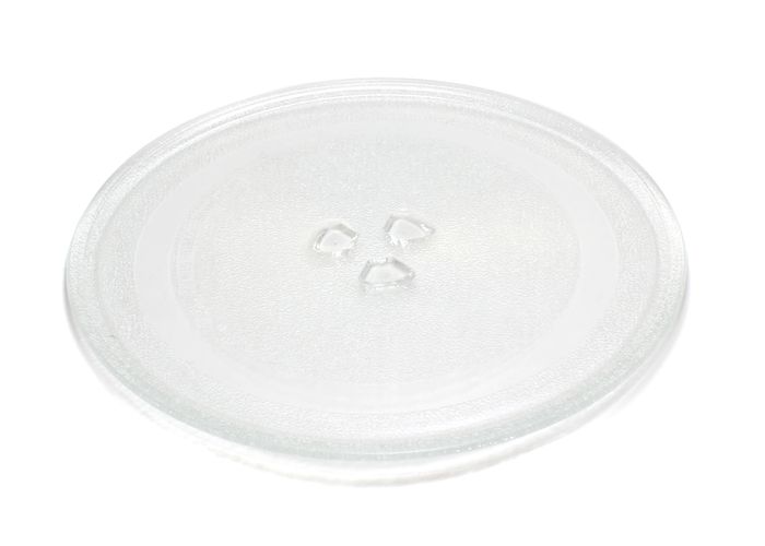 Glass Plate Ø24.5cm LG, DELONGHI with Retainer for Microwave Oven MW-TRAY/LG2