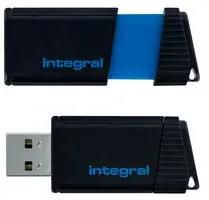16GB USB PEN DRIVE USB 2.0 BLUE INFD16GBPULSEBL