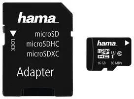 16GB C10 UHS-I MICROSDHC, 80MB/S 00124150