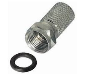 Kištukas F 7.0mm su gumyte, kabelinis ME/CX-F7-M/O 4012386062936