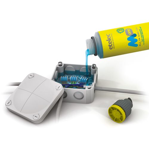 Užpildas elektrikams dėžučių hermetizavimui 300ml ETELEC MP103 8053323901914