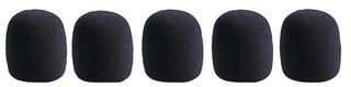 MICROPHONE FOAM WINDSHIELD, BLACK, 5PK MWS-BK-5PK