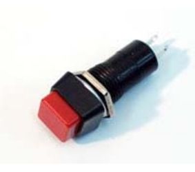 Mygtukas OFF-ON fiks, 2k. 1A/250VAC SPST-NO Ø12mm, raudonu mygtuku M/MI/RO/F 5900804016595