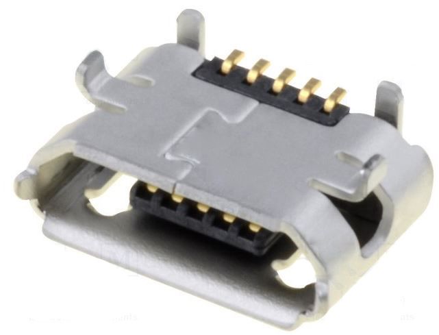 Socket, Micro USB B SMD MOLEX RoHS Micro-USB/CX-B/2