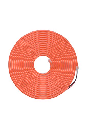 LED juosta NEON FLEX 12Vdc, 7.2W/m, karpoma 1cm, Oranžinė, 6x12mm, 5m ritė, IP67 NF-612-12V-O