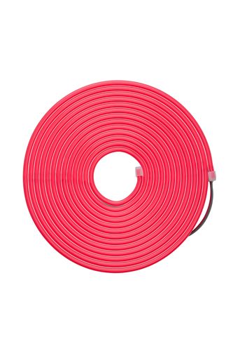 LED juosta NEON FLEX 12Vdc, 7.2W/m, karpoma 1cm, Raudona, 6x12mm, 5m ritė, IP67 NF-612-12V-R