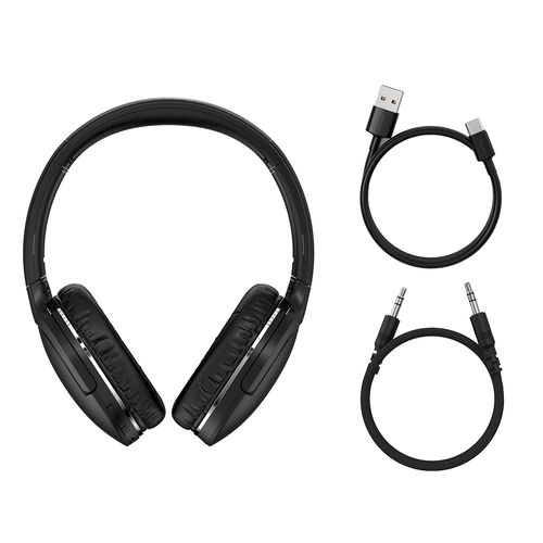 Wireless Bluetooth 5.3 Over-Ear Headphones Encok D02 Pro with Microphone, Black NGTD010301 6932172611705