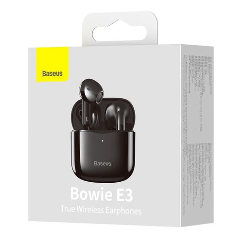 True Wireless Bluetooth Earphones Bowie E3, Black NGTW080001 6932172602109