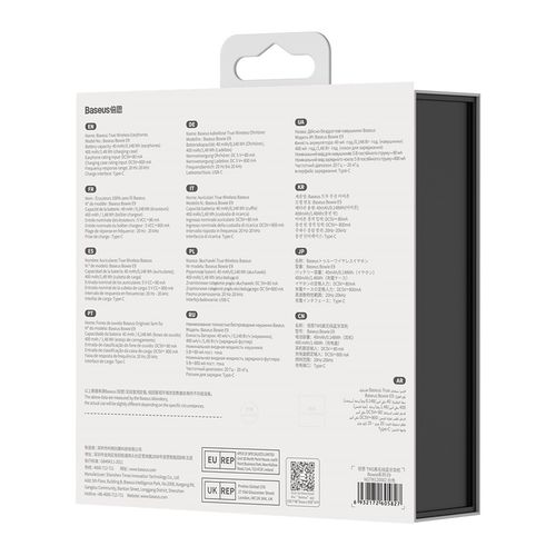 Belaidės Bluetooth ausinės Bowie E9, baltos NGTW120002 6932172605827