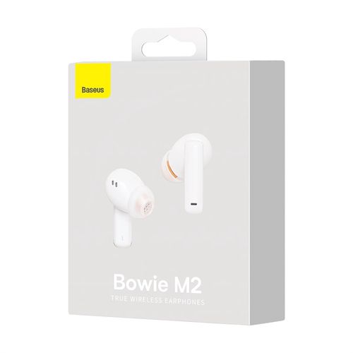 True Wireless Bluetooth Earphones Bowie M2, White NGTW140002 6932172606732