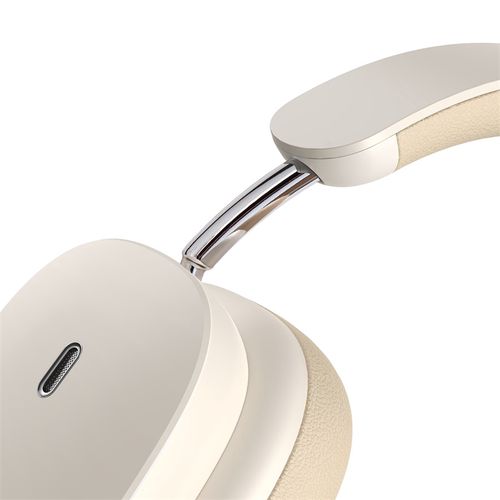 Wireless Bluetooth Over-Ear Noise-Cancelling Headphones Bowie H1, White NGTW230002 6932172611583