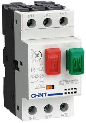 AUTOMATINIS JUNGIK. NS2-25 1,6-2,5A, CHINT NS225G