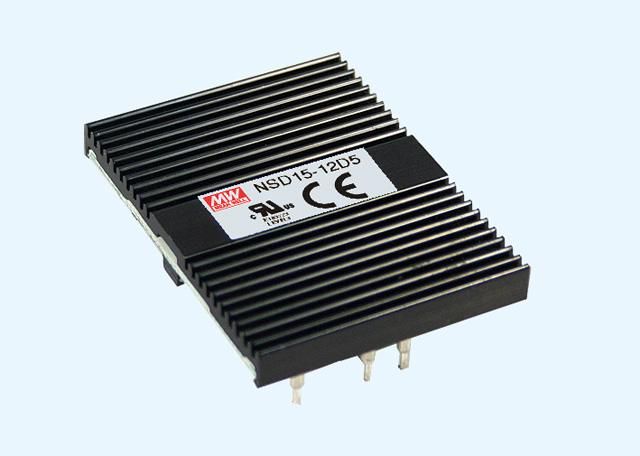 Įtampos keitiklis DC/DC 9.4-36V:12V 1.25A MEAN WELL NSD15-12S12