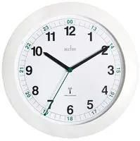 CLOCK MSF RC 25.5CM WHITE 93/723RC