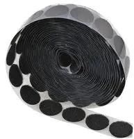 COINS LOOP 22MM  BLACK 200 / ROLL VECL22MMBLK5M
